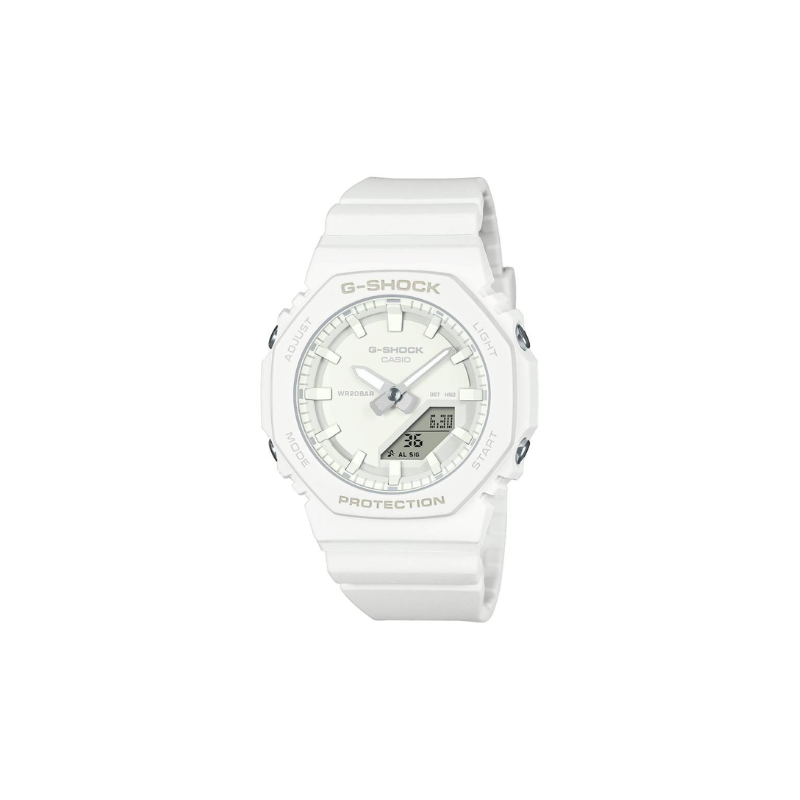 Casio G-Shock GMA-P2100-7AER One Tone 2100 White Strap Watch REF: GMAP21007AER